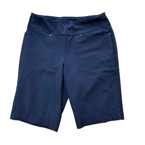 Tail Women's Sz Medium Navy Shorts Stretch Waistband & Pockets